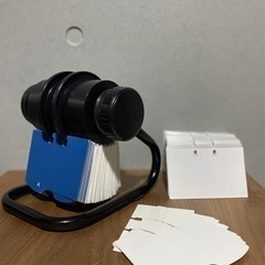名刺管理の秀逸アイテム！ROLODEX回転式名刺ホルダー