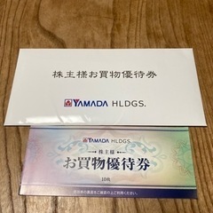 ヤマダ電気株主優待券 5000円分