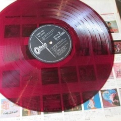 オデオン水色帯付き赤盤/ビートルズ/ラバー・ソウル　レコードの画像