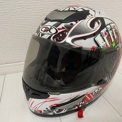 再再値下げ！格安ヘルメット！ＣＰＴ! ポーカー柄オシャレ！