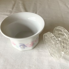 アンティーク　磁器　花瓶　レトロ　の画像