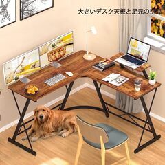 コーナーデスク　パソコンデスク
