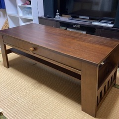 木製ローテーブル