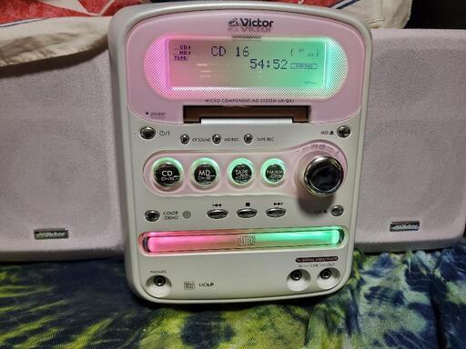 MDカセットCDラジオ　コンポ