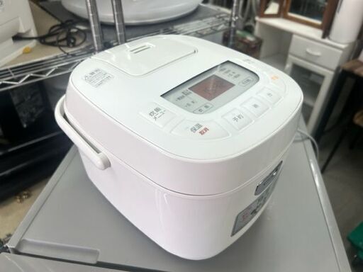 ■2022年製　アイリスオーヤマ　ジャー炊飯器　KS-RC21M10-W■炊飯容量1.0L