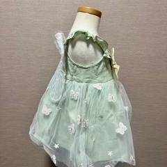 新品未使用 ベビー服 ワンピース ベビードレス 帽子付きの画像