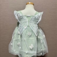 新品未使用 ベビー服 ワンピース ベビードレス 帽子付きの画像