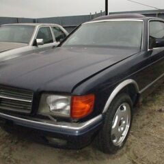 メルセデス―ベンツ-126-500SEレストアーベース車両書類付き販売
