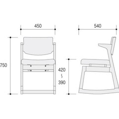 ＊未使用＊ オカムラ マルチパーパスチェア ルサック　デスクチェア　学習チェア 未使用＊ オカムラ マルチパーパスチェア ルサック デスクチェア 学習