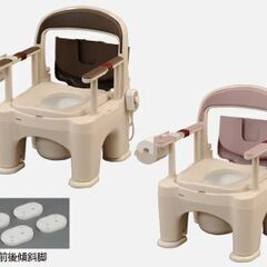 【中古】Panasonic ポータブルトイレ 座楽 ラフィーネ