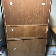 光製作所 高級家具 レトロ 食器棚の画像