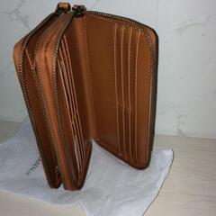 😇▷新品  本牛革 ダブルファスナーサイフ01  