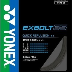 【ガット代+工賃】エクスボルト65の画像