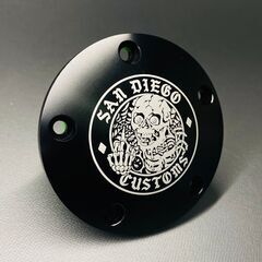 ダービーカバー ハーレーパーツ 直径 7.7㎝