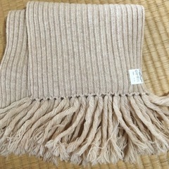 無印良品　woolマフラー