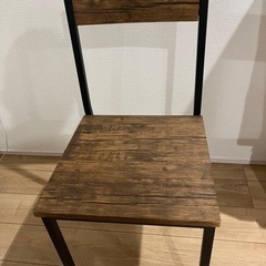 【本日取り来れる方限定】2人用　ダイニングセット椅子2脚の画像