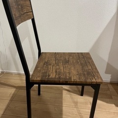 【本日取り来れる方限定】2人用　ダイニングセット椅子2脚の画像