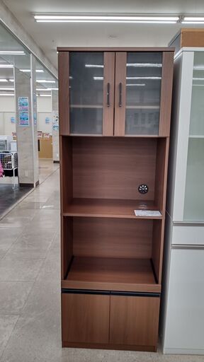 ★ジモティ割あり★ ニトリ 食器棚 ブラウン H178×D38×W60 クリーニング済み TJ1369