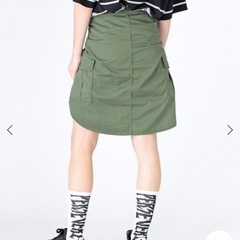 ほぼ未使用！RNAの腰巻きシャツ風スカートの画像