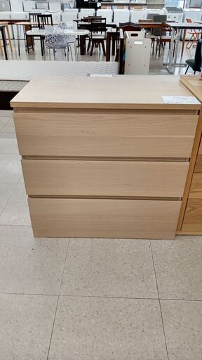 店長値引き★ジモティ割あり★ IKEA チェスト ナチュラル H78×D48×W80 クリーニング済み TJ1371