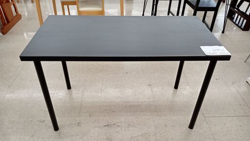★ジモティ割あり★ IKEA テーブル 黒 H73.5×D60×W120 クリーニング済み TJ1382