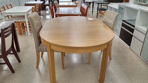 店長値引き★ジモティ割あり★ IKEA ダイニングセット２人掛け ブラウン H74×D115×W165 クリーニング済み TJ1383