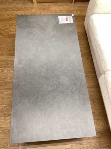 KG-52【新入荷　リサイクル品】ニトリ　セーラル120 セラミック天板　センターテーブル　グレー