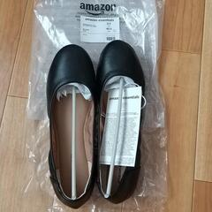 タグ付き新品未使用☆ローヒールパンプス 黒 LL相当