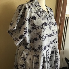 着物リメイク　浴衣のチュニック④の画像