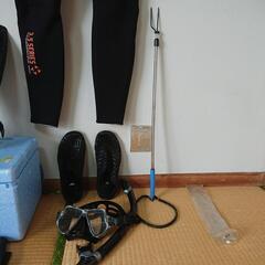 ウェットスーツ等巣潜りセットの画像