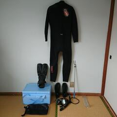 ウェットスーツ等巣潜りセット