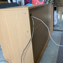 木製横長机