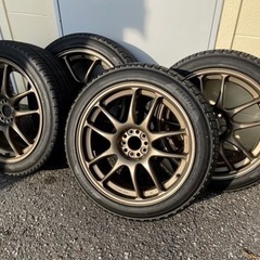 値下げ！WORKホイール•タイヤ4本セット(225/45 R18)