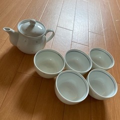 未使用 急須と湯呑みセット