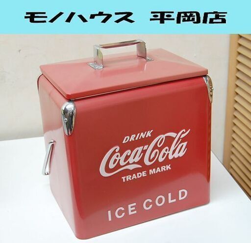 希少 CocaCola クーラーボックス 金属製 幅36×奥25×高36cm DRINK コカコーラ 札幌市 清田区 平岡