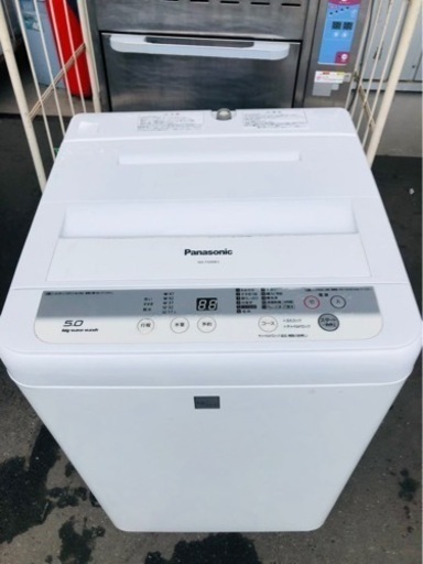 北九州市内配送無料　保証付き　パナソニック 全自動洗濯機 NA-F50ME3-KW（キーワードホワイト）