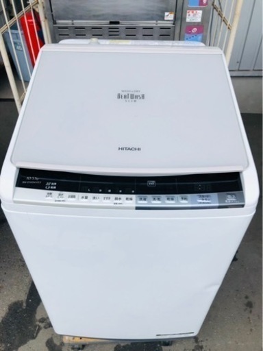 北九州市内配送無料　保証付き　10kg 日立 洗濯機BW-D100WVE3 洗濯乾燥機