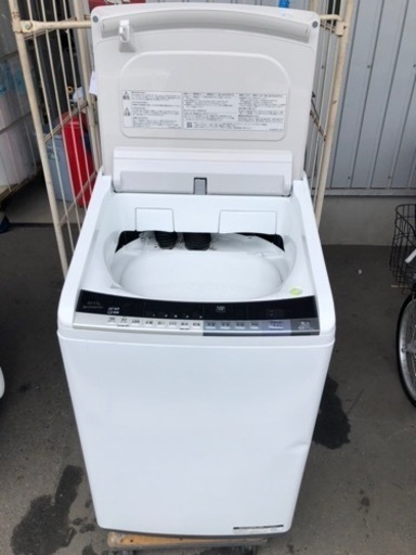 北九州市内配送無料　保証付き　10kg 日立 洗濯機BW-D100WVE3 洗濯乾燥機