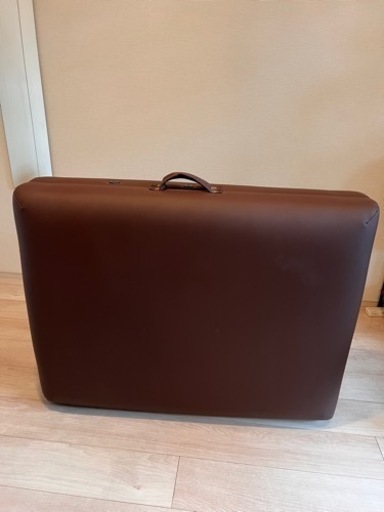 低反発 木製 折りたたみ マッサージベッド  ブラウン