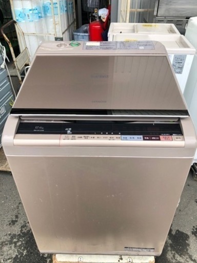 北九州市内配送無料　保証付き　BW-DX120B-W 縦型洗濯乾燥機 ビートウォッシュ ホワイト [洗濯12.0kg /乾燥6.0kg /ヒーター乾燥(水冷・除湿タイプ) /上開き]