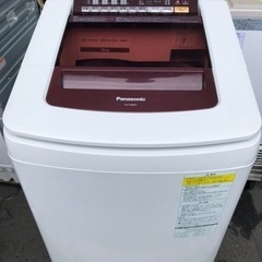 北九州市内配送無料　保証付き　パナソニック Panasonic NA-FW80S1-R [洗濯乾燥機（8kg）レッド]