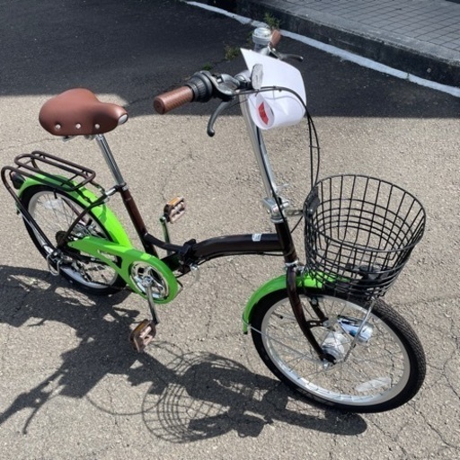 美品　折りたたみ自転車　ギア付き　　20インチ