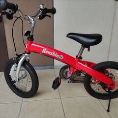へんしんバイク 赤 14インチ