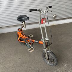 レトロ★KAWAMURA LOVELICA カワムラ ラブリカ 自転車 12.5インチ オレンジ 当時物 札幌 東区