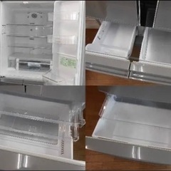 日立真空チルドFS冷蔵庫 （441L・フレンチドア）6ドア R-F440D 　2014年製の画像
