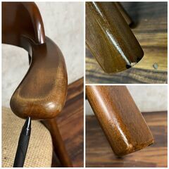 WY4/79 キツツキ HIDA 飛騨産業 ダイニングチェア アームチェア 2脚