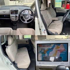 【成約御礼】車検R6年12月 ターボ  10インチ TV Bluetooth HID アルミ ETC 白 パールの画像