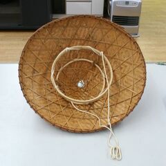 破損あり 竹笠帽子 日本ライン下り 日よけ笠 日除け笠 踊り笠 三角笠 インテリアとして 札幌市 清田区 平岡の画像