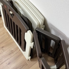 キッズランド2way　ショコラ　パーテーション　ベビーゲートの画像