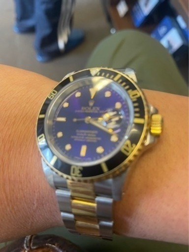 交渉可能【ロレックス ROLEX】サブマリーナ16613 美品⌚️腕時計　バイオレット文字盤